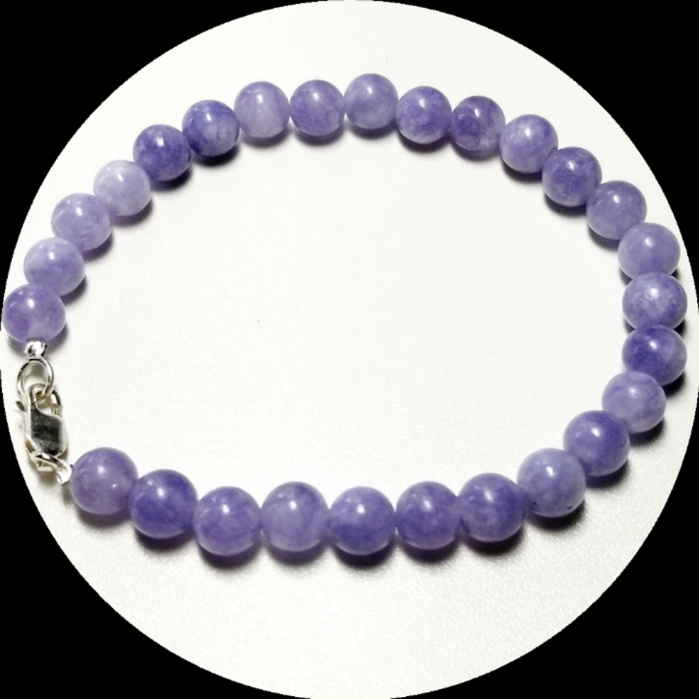 Angelite stone bracelet